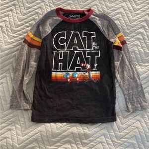 Jumping Beans Cat in the Hat Kids Shirt - Black and Red